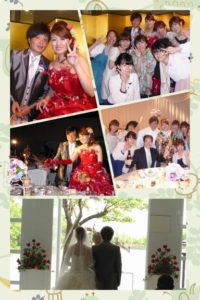 6月15日（土）　旧姓馬原さんの結婚式に行ってきました！